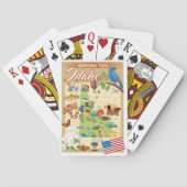 Jeu De Cartes Salutations d'Idaho (dos)