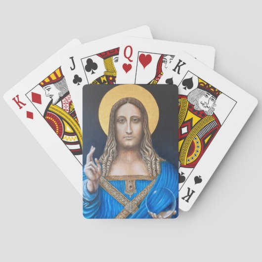 Jeu De Cartes Salvator Mundi (dos)