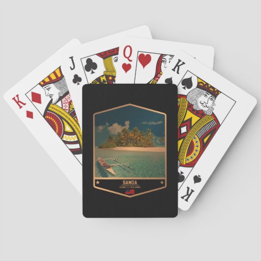 Jeu De Cartes Samoa (dos)