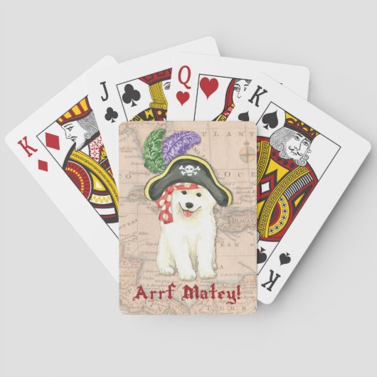 Jeu De Cartes Samoyed Pirate (dos)