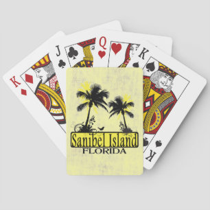 Jeu De Cartes Sanibel Island Floride palmier jouer aux cartes