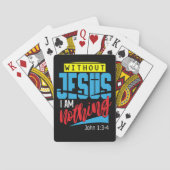 JEU DE CARTES SANS JÉSUS, JE NE SUIS RIEN (dos)