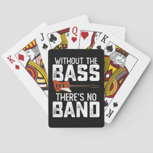 Jeu De Cartes Sans la basse Il n'y a pas de bande Baid Guitarist