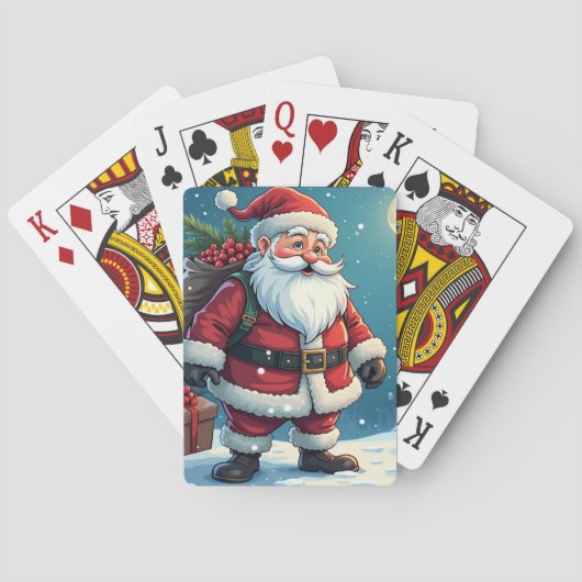 Jeu De Cartes Santa Claus (dos)