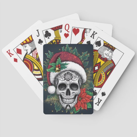 Jeu De Cartes Santa Sugar Skull (dos)