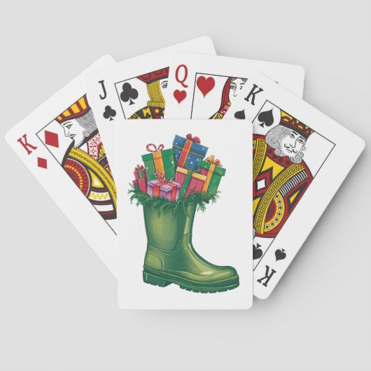 Jeu De Cartes Santa's New Boots Classic Playing Cards (dos)