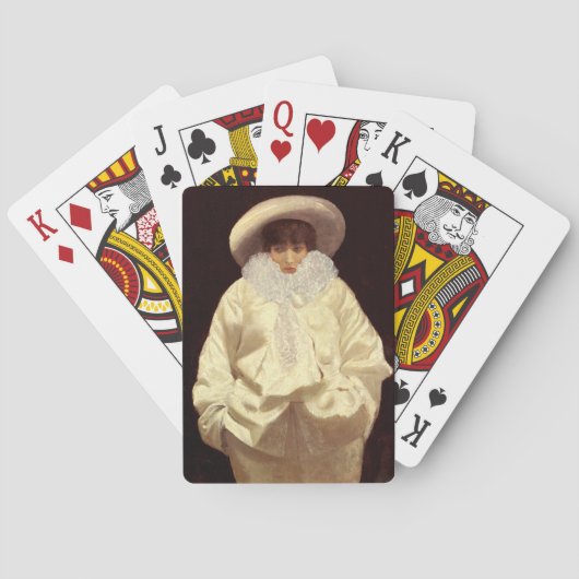 Jeu De Cartes Sarah Bernhardt en Pierrot (dos)