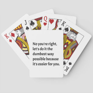 Jeu De Cartes Sarcastique drôle Humour idiot