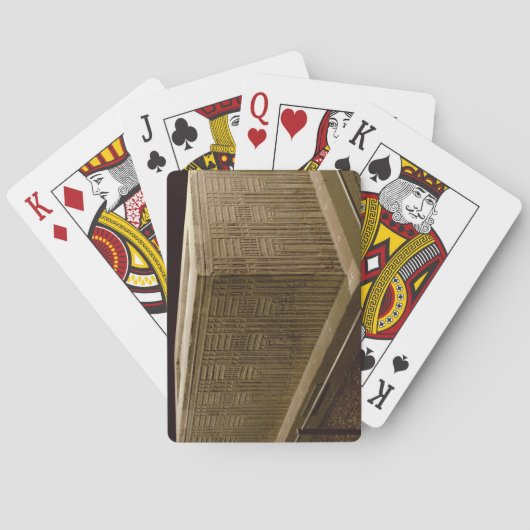 Jeu De Cartes Sarcophagus from Abu Roach (limestone) (dos)