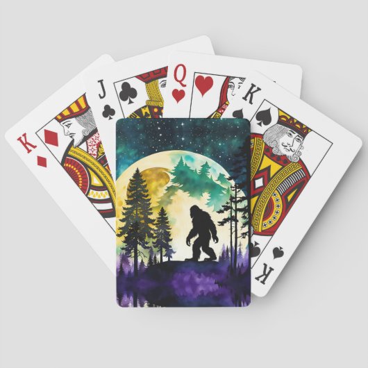 Jeu De Cartes Sasquatch pleine lune (dos)