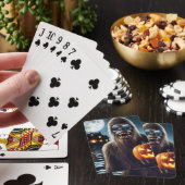 Jeu De Cartes Sasquatch sur Halloween (In Situ)