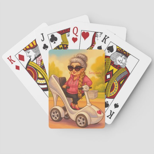 Jeu De Cartes Sassy Sadie's Wild Ride Playing Cards (dos)