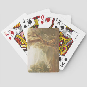 Jeu De Cartes Satan contemplant Adam et Eve au Paradis, de