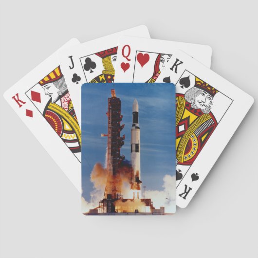Jeu De Cartes Saturn V Lancement De La Station Spatiale Skylab (dos)