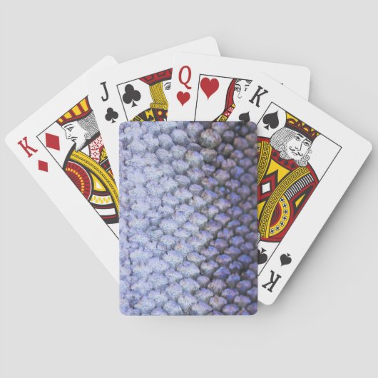 Jeu De Cartes Saumon Miroitant (dos)