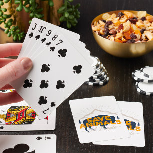 Jeu De Cartes Sauver les Animaux Manger des Gens