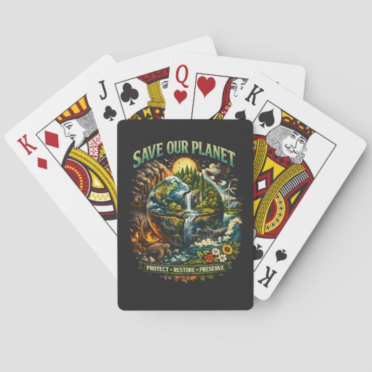 Jeu De Cartes Save Our Planet (dos)
