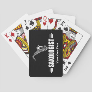 Jeu De Cartes Saxophone drôle fait sur commande