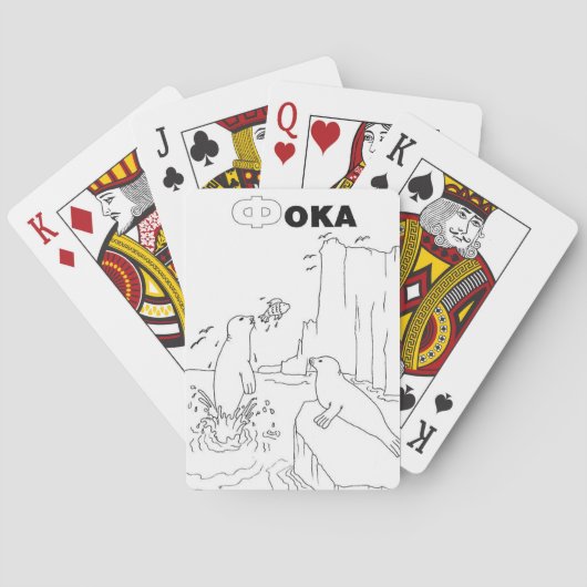 Jeu De Cartes sceau cyrillique serbe (dos)