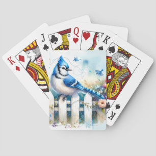 Jeu De Cartes Scène de clôture de jardin de la maisonnette du ge