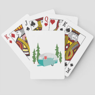 Jeu De Cartes Scène du camping