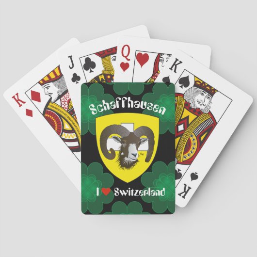 Jeu De Cartes Schaffhausen - Schweiz - Suisse - Spielkarten (dos)
