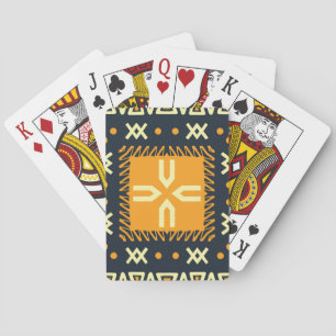 Jeu De Cartes Schawl Design : Carré indien Batik.