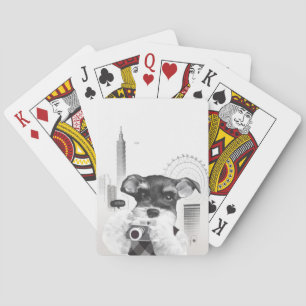Jeu De Cartes Schnauzer avec caméra