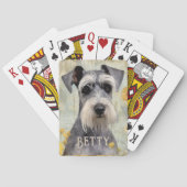Jeu De Cartes Schnauzer personnalisé (dos)
