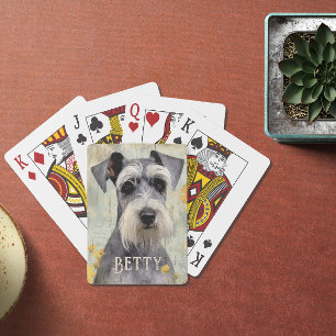 Jeu De Cartes Schnauzer personnalisé