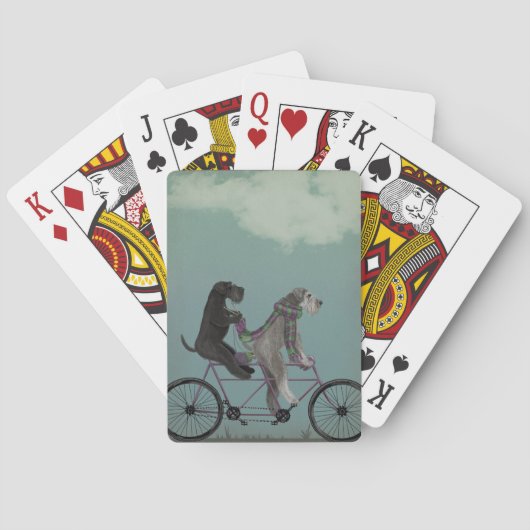 Jeu De Cartes Schnauzer Tandem (dos)