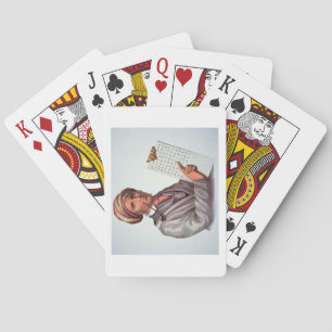 Jeu De Cartes Scholar Cherokee, Sequoyah (1776-1843) (couleur)