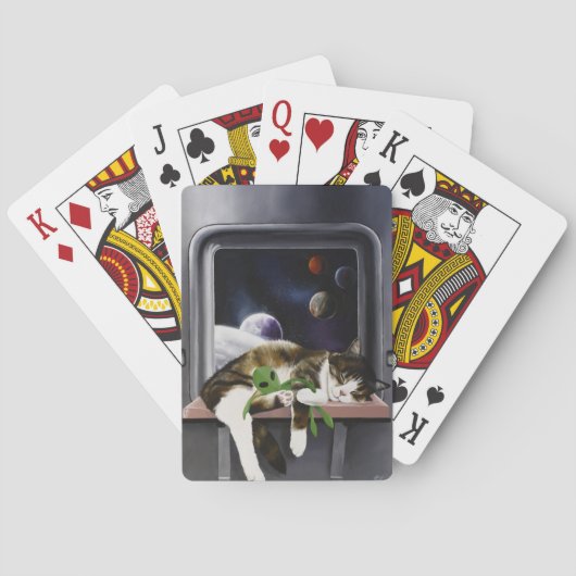 Jeu De Cartes Sci-Fi Cute Chat (dos)