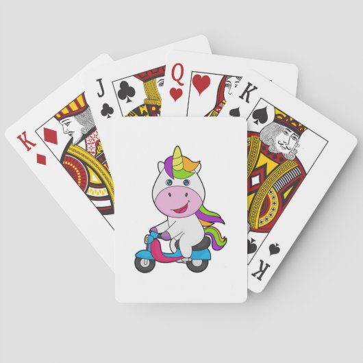 Jeu De Cartes Scooter Unicorn (dos)
