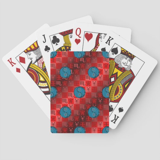 Jeu De Cartes Scorpion & Tigre d'eau (dos)