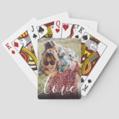 Jeu De Cartes Script d'amour de photo personnalisée (dos)