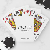 Jeu De Cartes Script moderne Salons personnalisés