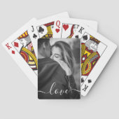 Jeu De Cartes Script Personnalisé D'Amour Photo Et Texte (dos)