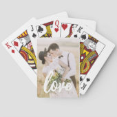 Jeu De Cartes Script Photo Love Personnalisé Lecture de Cartes (dos)