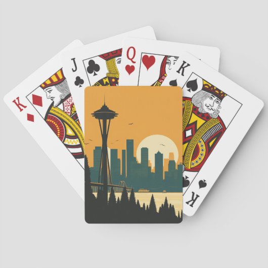 JEU DE CARTES SEATTLE N° 1 (dos)