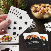 Jeu De Cartes Seattle Skyline Sunset Trip Keepsaké personnalisé (In Situ)