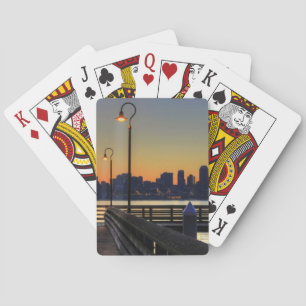 Jeu De Cartes Seattle Washington Downtown Skyline