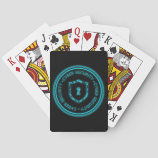 JEU DE CARTES SÉCURITÉ DE CYBER SCEAU DE BADGE