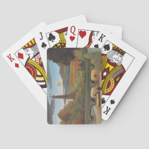 Jeu De Cartes Seine & Tour Eiffel au coucher du soleil (Paris, F