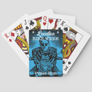 Jeu De Cartes Semaine de moto Course au poker Étape personnalisé