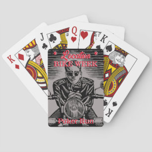 Jeu De Cartes Semaine du Vélo Course au Poker Personnalisable As