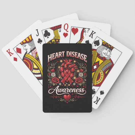 Jeu De Cartes Sensibilisation aux maladies cardiaques (dos)