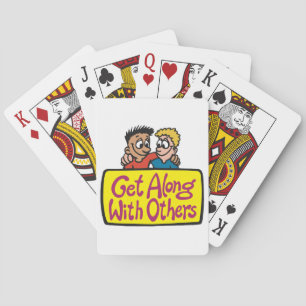 Jeu De Cartes S'entendre avec les autres Amis, gentillesse et un