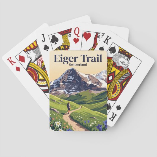Jeu De Cartes Sentier de l'Eiger Suisse (dos)