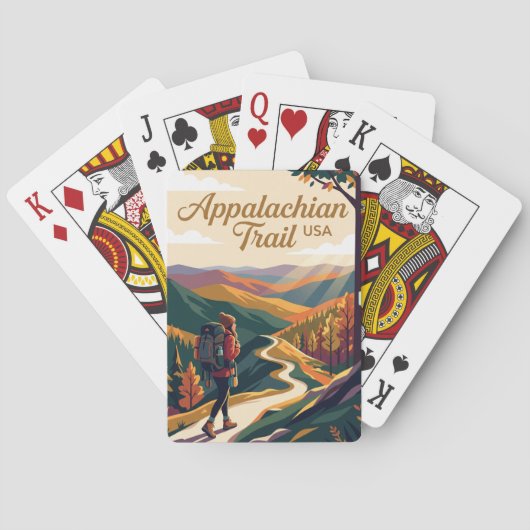Jeu De Cartes Sentier des Appalaches USA (dos)